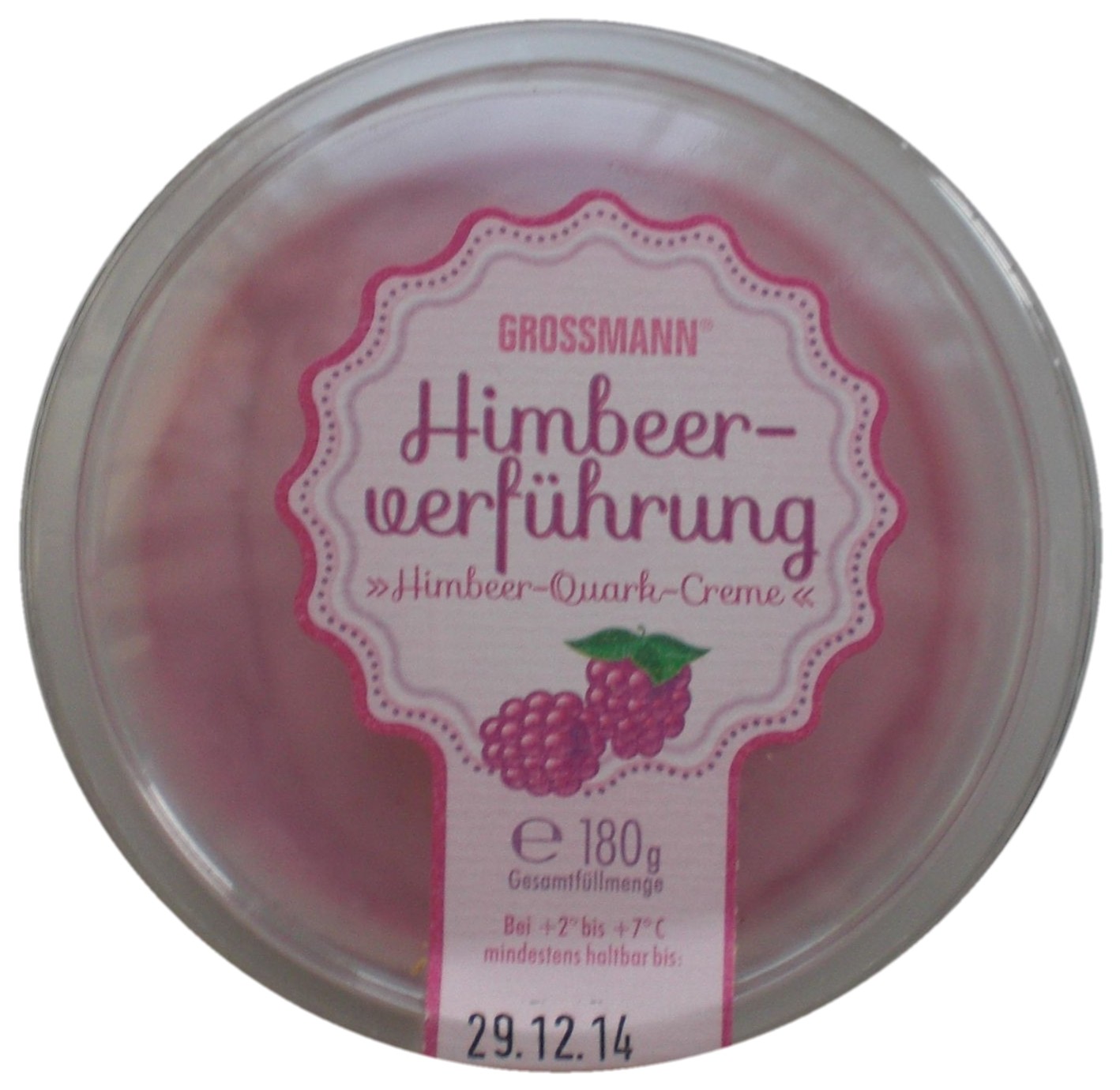 Raspberry Seduction Quark Cream Dessert