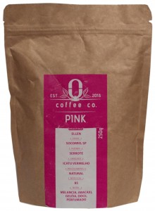 Pink coffee beans, Origem Coffee Co., Brazil