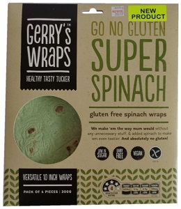 Spinach Gluten Free Wraps