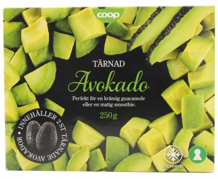 Cubed Avocado, Coop Tärnad Avokado, Sweden