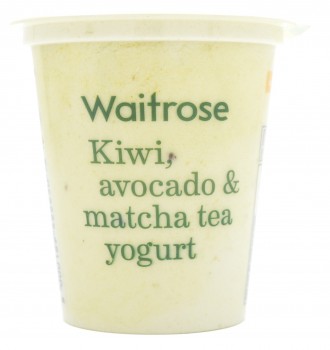 Waitrose Kiwi, Avocado & Matcha Tea Yogurt, UK
