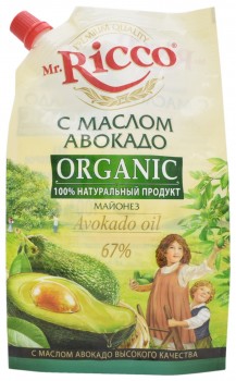 Avocado Oil Mayonnaise, Mr. Ricco Organic Mayonez s Maslom Avokado, Russia