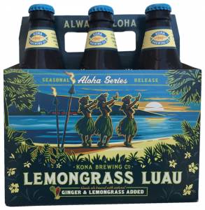 Kona Brewing, Aloha Series Lemongrass Luau Blonde Ale, USA