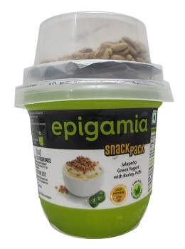 Epigamia Snack Pack, Jalapeno Greek Yogurt