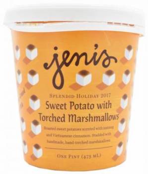 Jeni's Sweet Potato with Torched Marshmallows Ice Cream