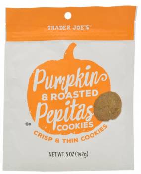 Trader Joe’s Pumpkin & Roasted Pepitas Cookies 