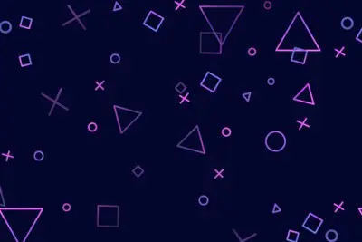 Blue gaming pieces for trends report