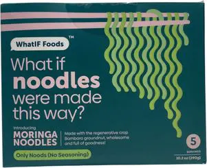 WhatIf Food product image of their climate resilient noodles.