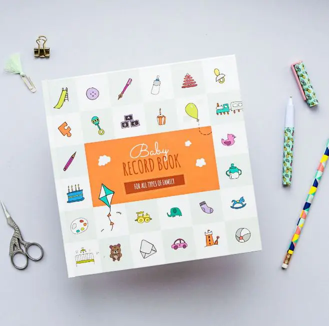 Product image of Little Pickle Memories' baby book for LGBTQ+ parents.