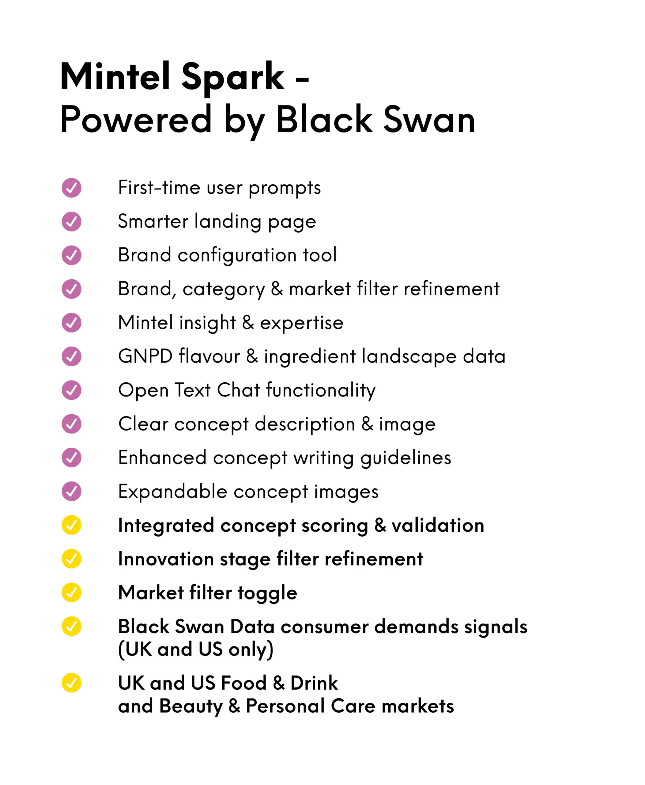 Mintel Spark - Black Swan