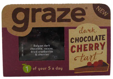 Graze Dark Chocolate Cherry Tart Snack Mix