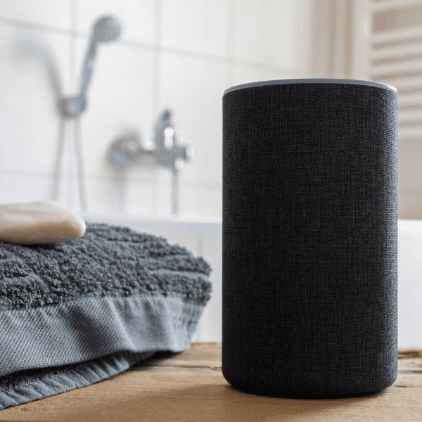 Smart Speaker im Badezimmer