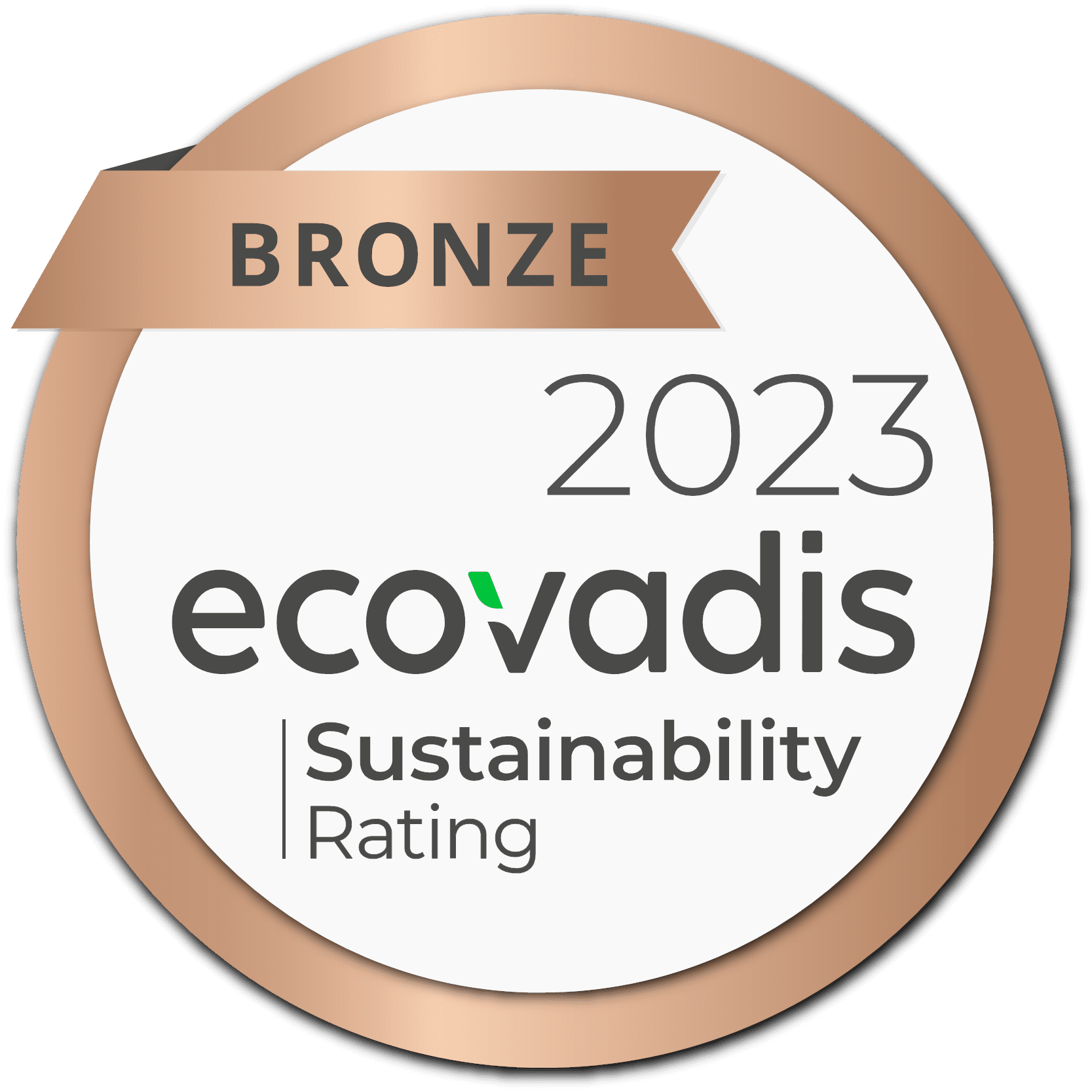 Ecovadis Bronze Sustainability Logo