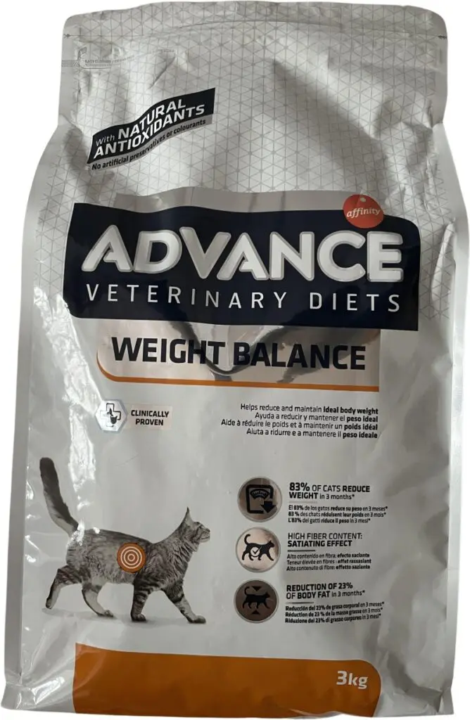 Aliments diététiques Affinity Advance pour chats adultes avec protéines et fibres (France)
