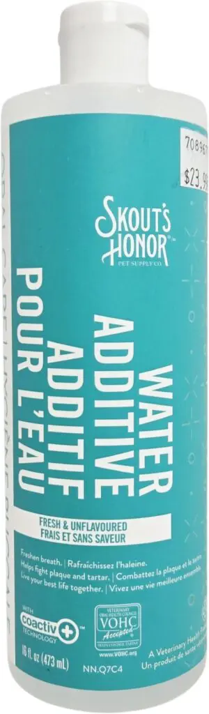 Additif pour eau Skout's Honor Pet Supply Co. (Canada)