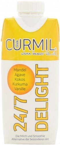 Curmil 24/7 Delight, Almond Drink with Turmeric and Vanilla 