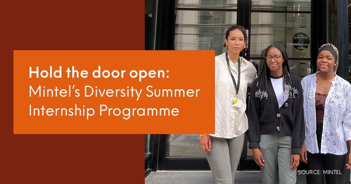 Hold the door open: Mintel’s Diversity Summer Internship Programme | Mintel