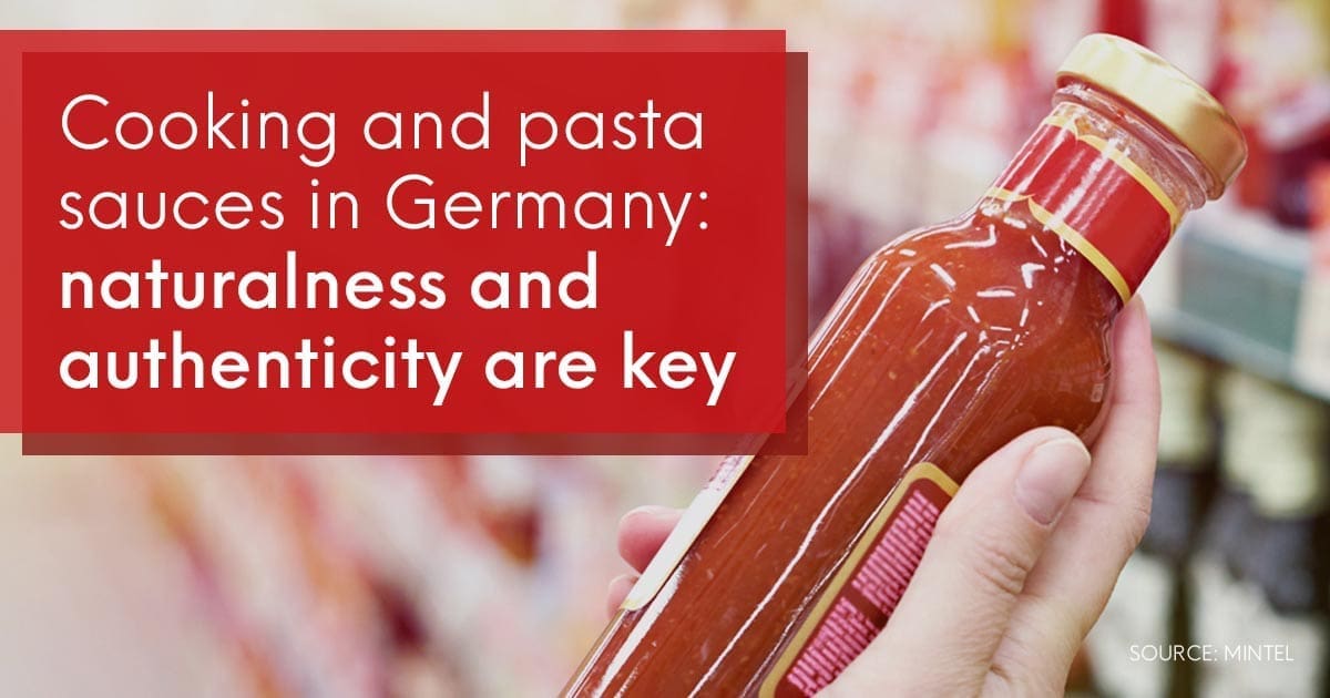 Cooking and pasta sauces in Germany naturalness and authenticity are