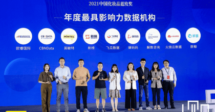 Mintel named “Most Influential Data Organization 2021” by China Cosmetics Conference