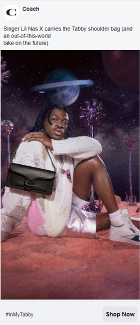 Coach Lil Nas X Tabby shoulder bag