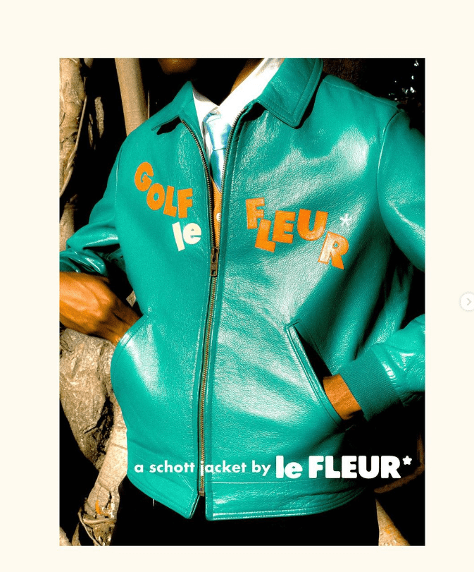 Golf Le Fleur schott jacket