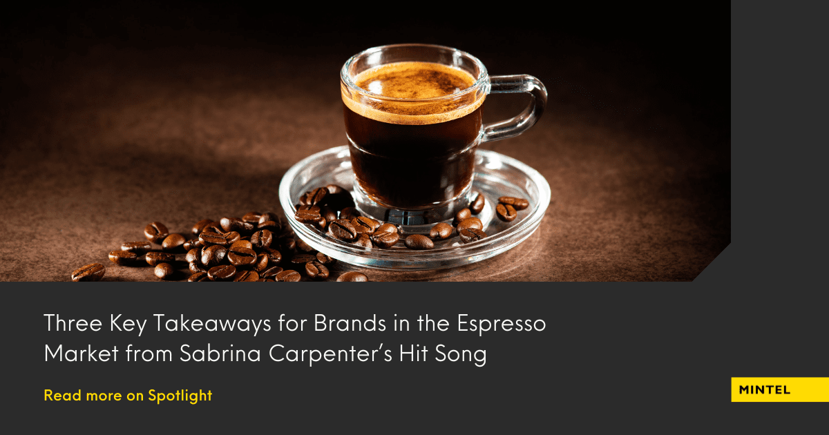 Three Key Takeaways for Manufacturers within the Espresso Market from Sabrina Carpenter’s Hit Track
