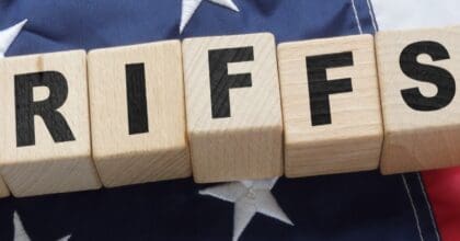 Wooden blocks spelling 