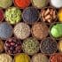 An arrangement of herbs and spices