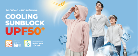 Product image: Vietnamese brand Canifa innovates in the UV protective clothing space by making shirts with a UPF50+ rating. 