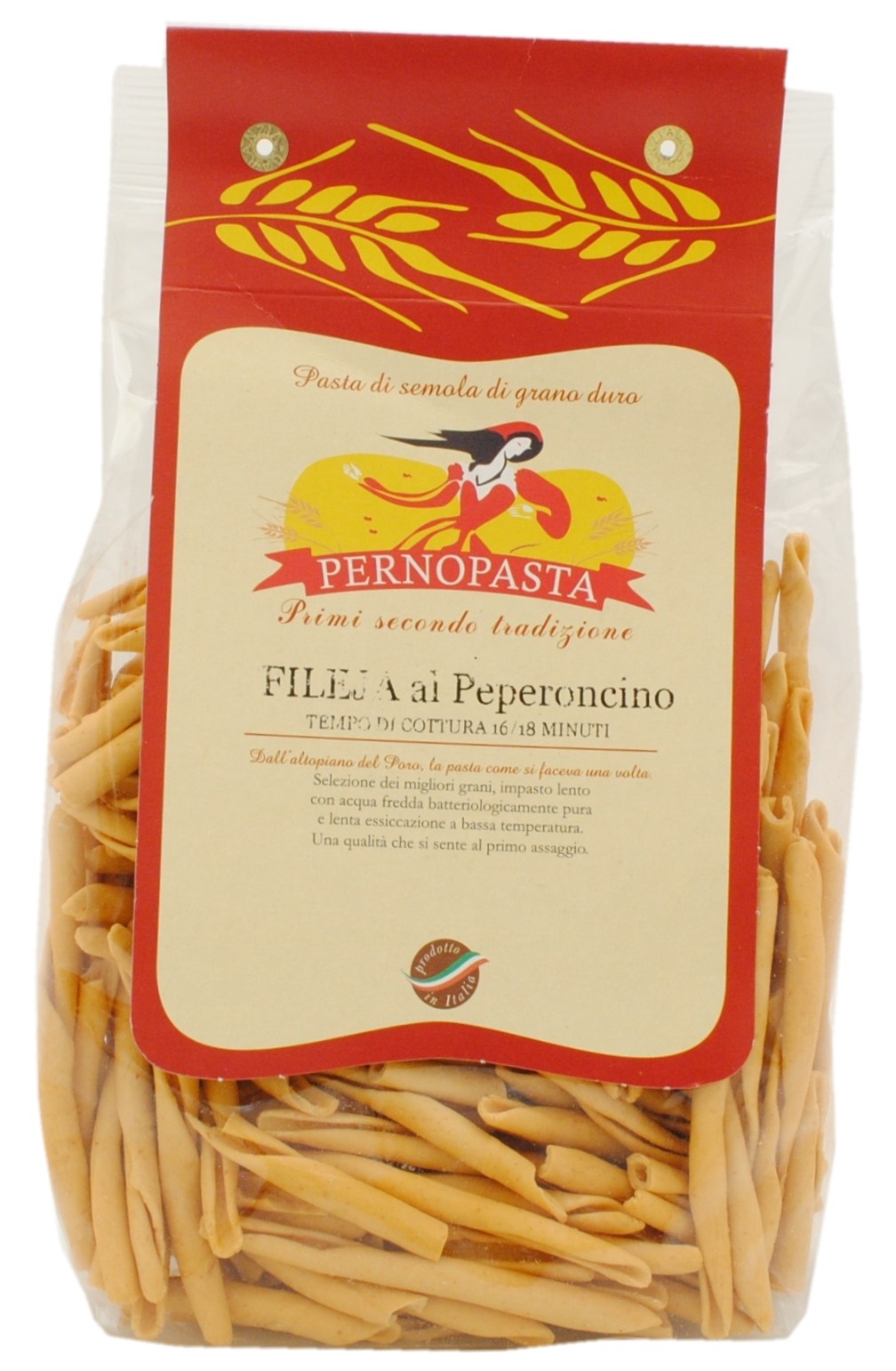 Fileja Pasta with Chili