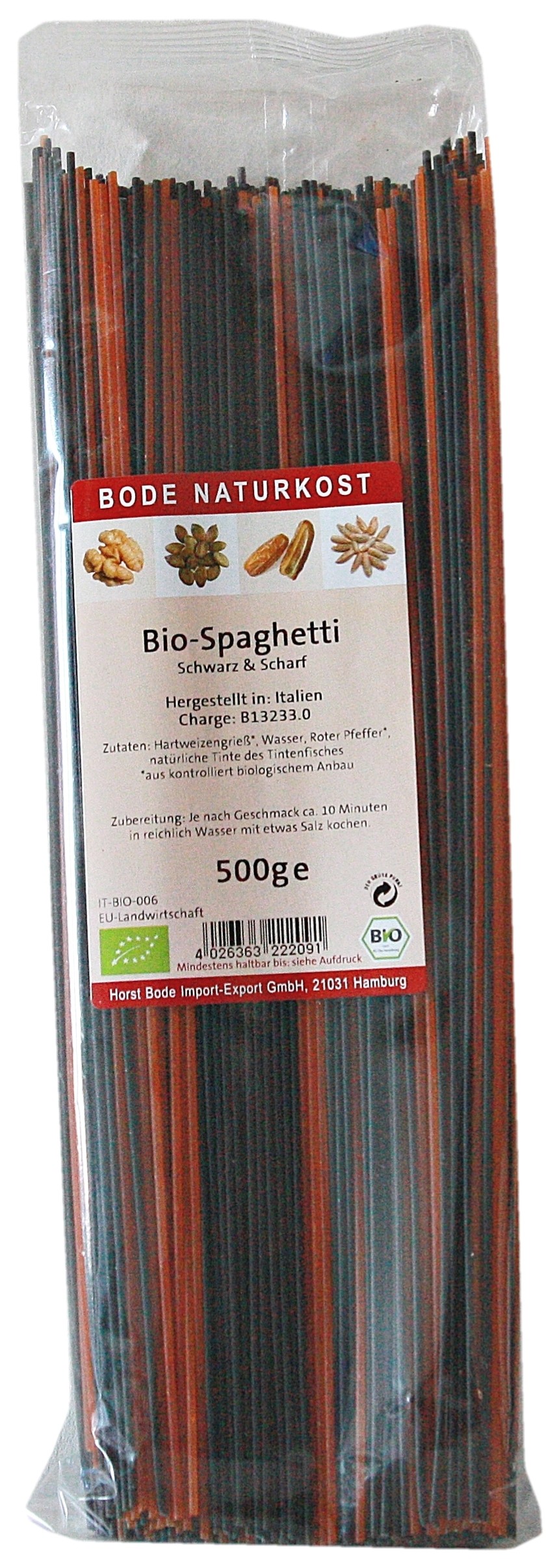 Organic Black & Spicy Spaghetti