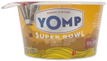 YOMP Super Bowl Chicken Curry Noodle Soup