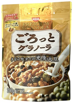 Nissin Cisco Gorotto Kinako & Soybean Premium Granola