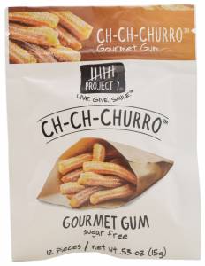 Ch-Ch-Churro Sugar-Free Gourmet Gum, Project 7, USA