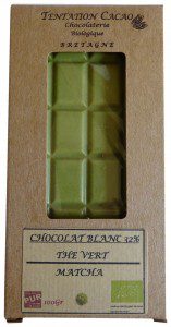 Schokolade mit Matcha, Tentation Cacao, Frankreich