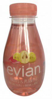Evian Fruits & Plantes Grape and Rose Flavoured Alpine Water