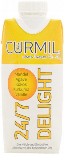 Curmil 24/7 Delight Mandel Getränk mit Kurkuma & Vanille