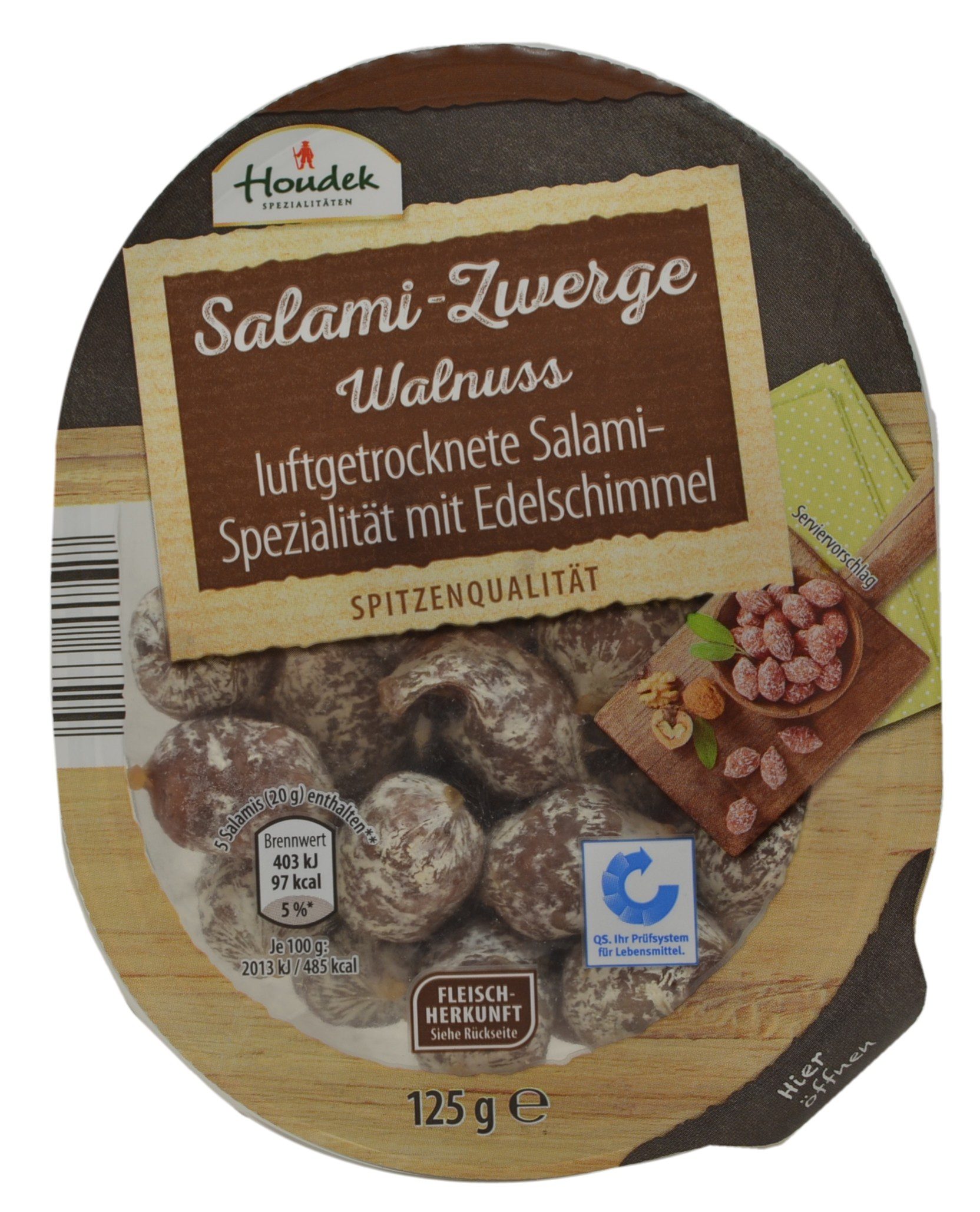 Air-Dried Salami with Walnuts