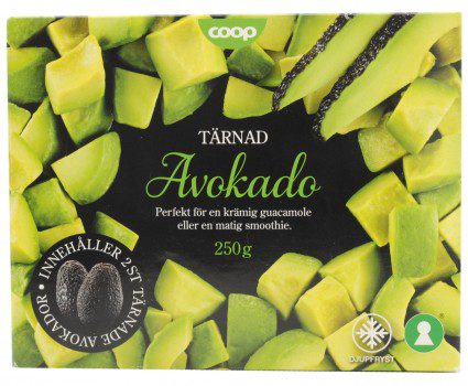 Coop Tärnad Avokado, gewürfelte Avocado aus Schweden
