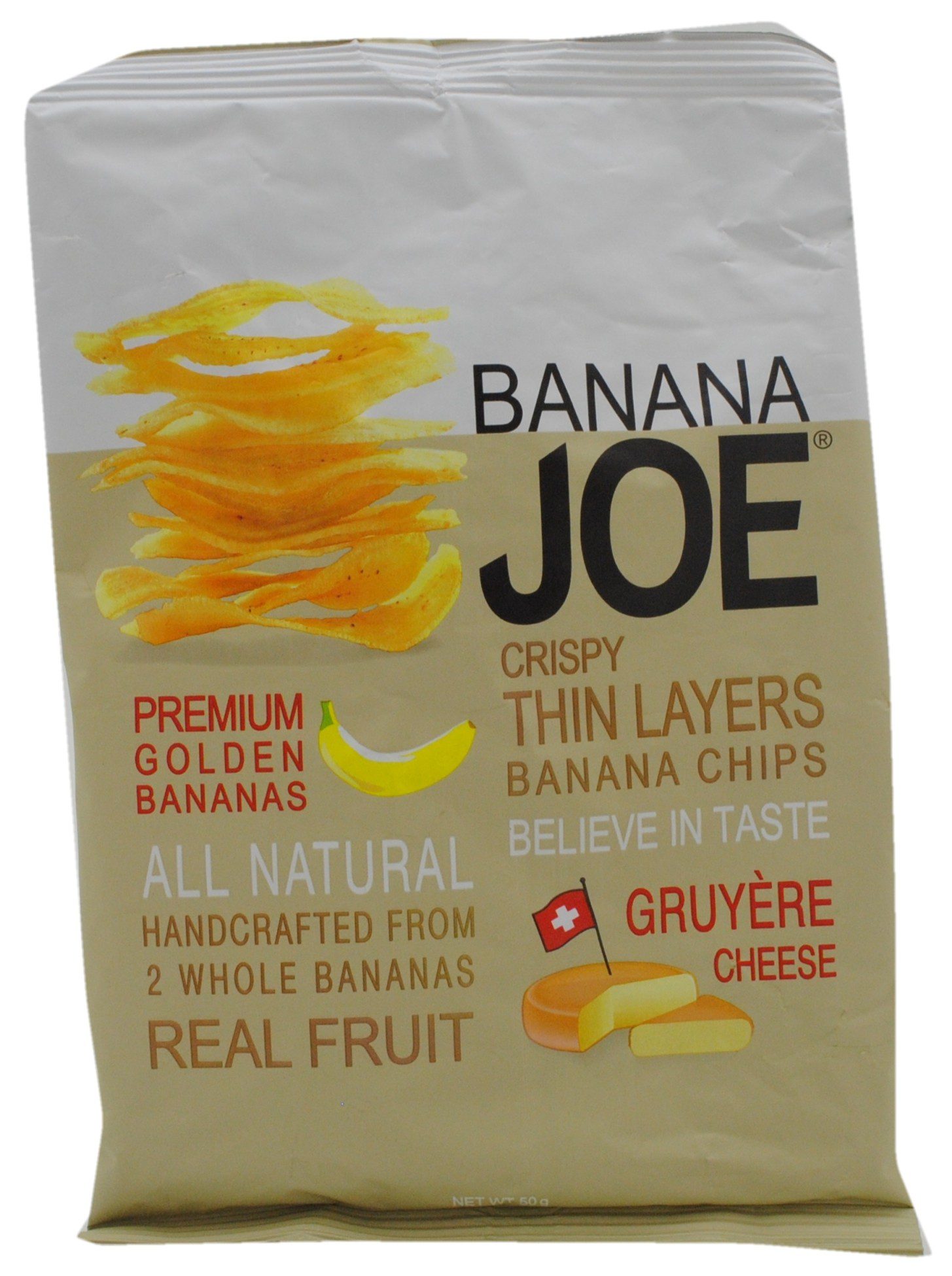 Gruyère Cheese Flavoured Crispy Thin Layer Banana Chips