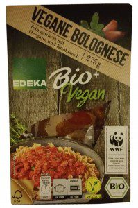 Edeka Bio + Vegan Vegane Bolognese