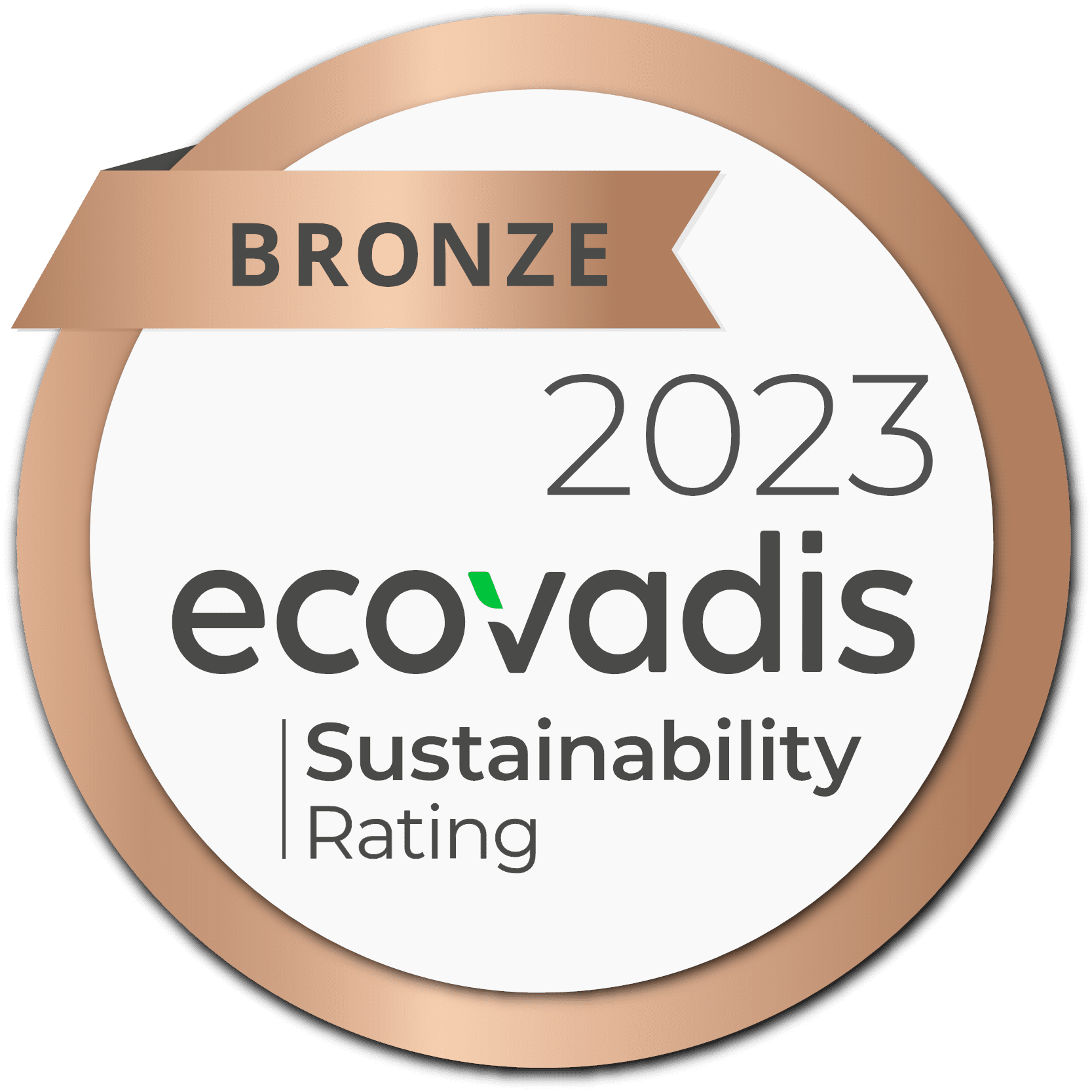 Ecovadis Bronze Sustainability Logo