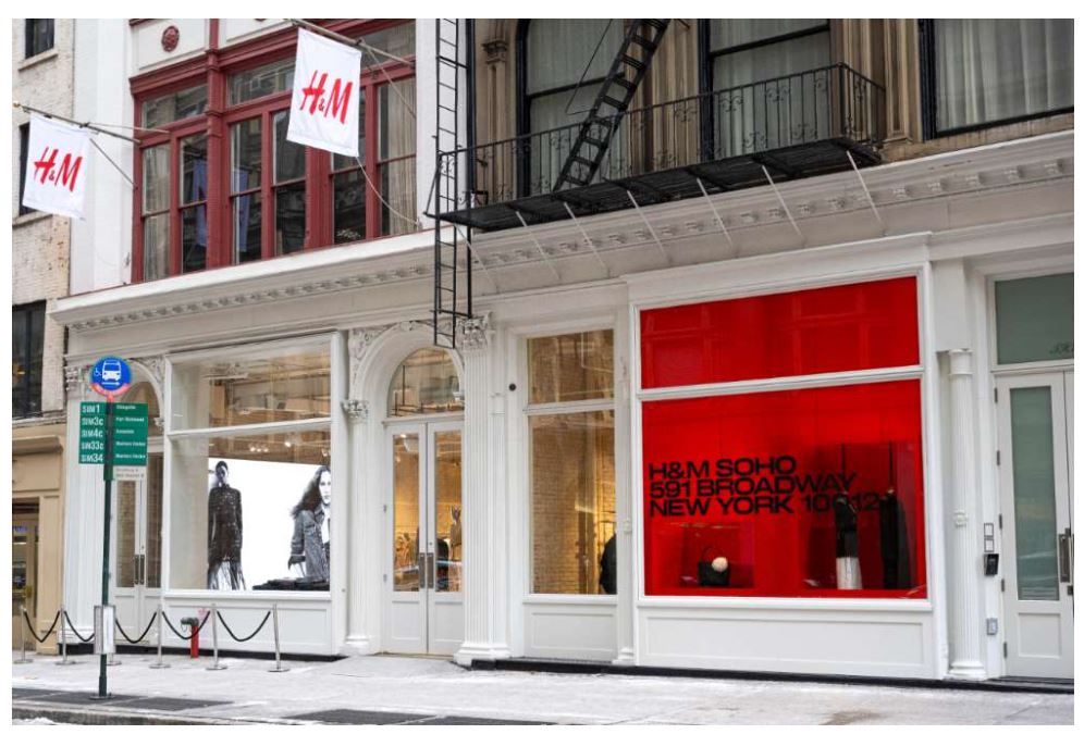 Foto des H&M Second-Hand-Stores in New York.