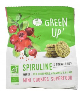 Spirulina & Cranberries Superfood Mini Cookies